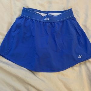 ALO Yoga Blue Mini Skirt